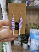 Kolczyki lizaki świąteczne cukierkowe lizaczki 