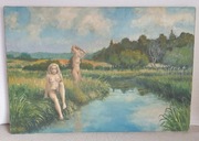 Obraz olejny ,,Piękność natury"