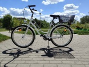 Rower miejski DAWSTAR Moly 1B 26 cali damski Biały