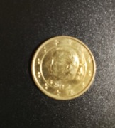 Belgia 50 euro cent. 2012.