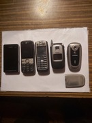Zestaw telefonów na części PRRADA KE850, NOKIA C5-00, NOKIA 6020, 5 sztuk