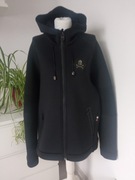 Philipp Plein męska czarna kurtka bluza softshell kaptur r 3XL