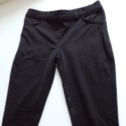 Spodnie czarne damskie legginsy