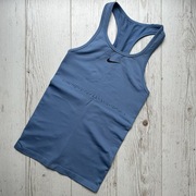 Niebieski damski top bez rękawów koszulka sportowa NIKE DRI-FIT sportswear