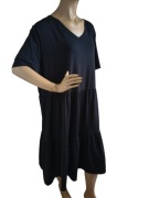 Klasyczna czarna sukienka plus size 