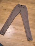 Nowe legginsy damskie w kolorze mocca - XS/S | POLSKI PRODUKT