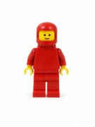 Lego astronauta czerwony figurka classic space minifigurka lego (P110)