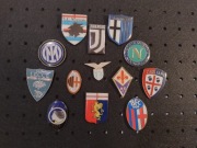 Włochy Serie A 13 przypinek piny znaczki odznaki wpinki spinki ZESTAW 