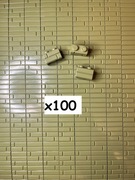 100 x LEGO cegła 1x2 - 98283 Olive Green