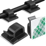 Organizer na kable samoprzylepny uchwyt do przewodów klips zatrzaskowy