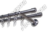 KARNISZ NA WYMIAR 100% STAL NIERDZEWNA INOX