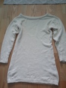 Sweter dłuższy mieciutki 34 xs