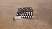 Kontroler 8xUSB3.0 PCI Express