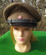 Okrągła Czapka Oficerska ZSRR armia czerwona r. 56-58 rosja WWII
