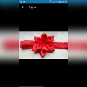 Dwie opaski chrzest roczek sesja 