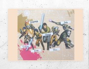 star wars plakat rebelianci, gwiezdne wojny plakat  A4, filmowe plakaty