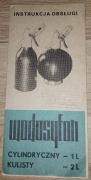 WODOSYFON Myfana Myszków Światowit - Instrukcja Obsługi 1980 rok