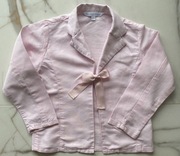 Cool Club classic marynarka 116 cm pudrowy róż SUPER ala len modna dzi