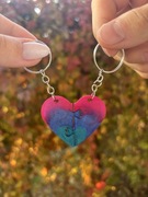 Brelok serca złamane