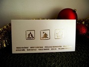 Kartki świąteczne. Realizacja 24h. Koperta i druk txt, logo w cenie.