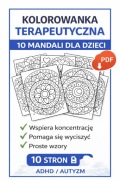 Kolorowanka dla dzieci z ADHD – koncentracja PDF do druku neuroróżnorodność