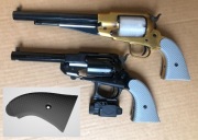 Remington 1858 Pietta okładka rękojeści z fakturą SZARA z PETG