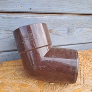Kolano rynny KACZMAREK 100mm/67° brąz