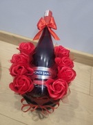 FLOWER BOX z mydlanych róż  WALENTYNKOWY 