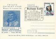(FD449): Warszawa Święto Trybuny Ludu 1978 Interkosmos Hermaszewski 