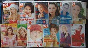 12 sztuk czasopism 101 porad i Moda Paryża z wykrojami ubrań 