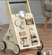 chodzik drewniany interaktywny pchacz tablica 