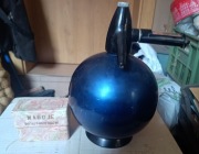 PRL. Autosyfon kula plus naboje, vintage.