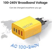 Ładowarka USB-C PD z 4 portami Quick Charge 3.0 - 120W