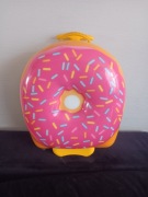 Podróżna walizka dla dziecka w kształcie donuta z rączką na kółkach 