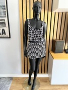 ZARA Crop top i spódniczka w koraliki r. S 7901/069 i 7901/501 