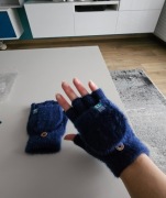 rękawiczki 2w1 z nakładką na palce