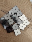 Zapięcia magnetyczne do torebek srebrne i czarne 