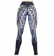 LEGGINSY SKRZYDŁA NADRUK 3D rozmiar M