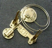 GB unikatowe sanki do P27 XIX wiek:mechanizm,tarcza,wahadło,wagi,gong,klucz