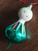 PRL stara bombka LALECZKA szklana 