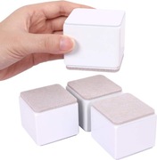 Podpórki do mebli 5 cm białe Stal Węglowa podwyższenie łóżka sofy szafy 