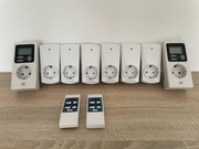 zestaw REV 2x Licznik zużycia energii+6x Gniazdo radiowe 1000W+2piloty