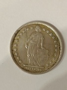 Szwajcaria 1 Frank srebro 835 5g.32,2mm.rok 1963