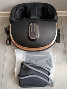 MASAŻER STÓP + NÓG WIELOFUNKCYJNY 5 TRYBÓW MASAŻ SHIATSU EKRAN LCD PILOT