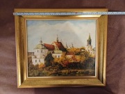 Obraz olejny na płótnie - jesienny Lublin 40x47