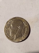50 centymów Belgia 1866 srebro