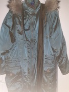 Płaszcz zimowy z kapturem