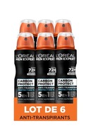 L’Oréal Paris Men Expert Carbon Protect Dezodorant 6x150