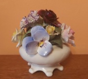 Wazonik ceramiczny, porcelana. XXw. Holandia. 