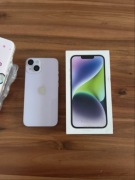 iPhone 14 fioletowy z 5 etui